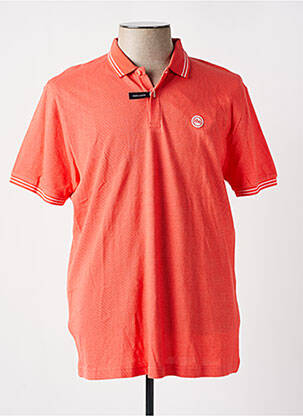 Polo manches longues manches longues orange TBS homme