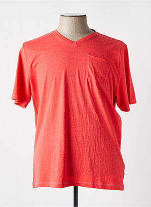 T-shirt coupe cintrée manches courtes orange PIONEER homme