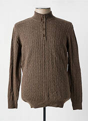 Pull marron STOZZI ADRIANO pour homme seconde vue