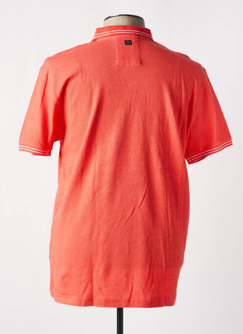 Polo manches longues manches longues orange TBS homme