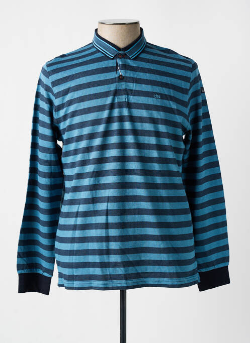 Polo bleu TBS pour homme