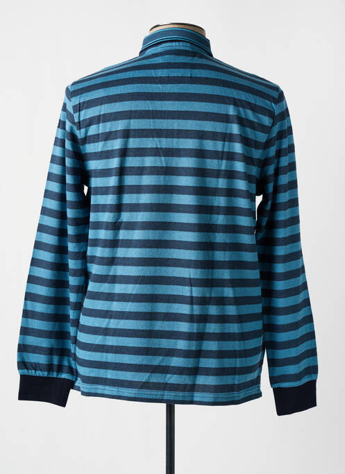 Polo bleu TBS pour homme