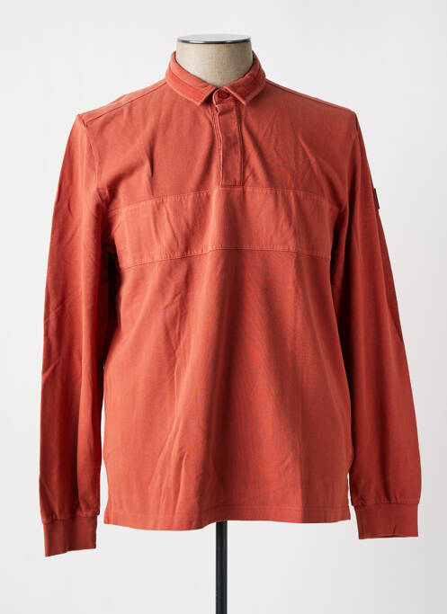 Polo orange TBS pour homme