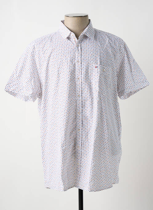 Chemise manches courtes blanc JUPITER pour homme