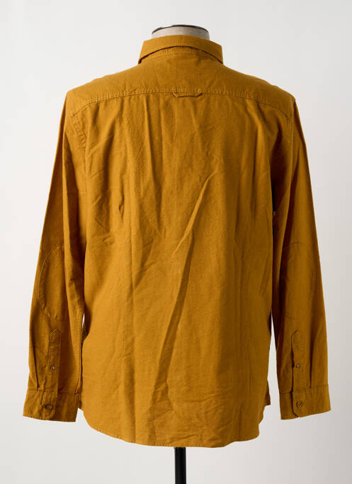 Chemise manches longues jaune TIBET pour homme