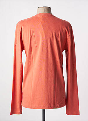 T-shirt bio manches longues orange TBS homme