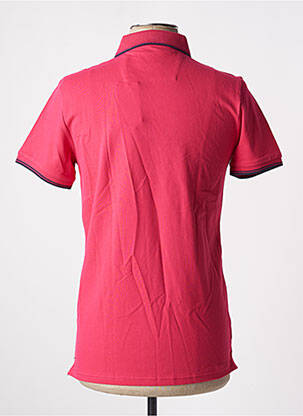 Polo stretch manches courtes rose CAMBRIDGE homme