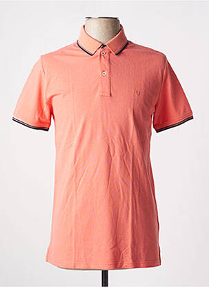 Polo stretch manches courtes orange CAMBRIDGE homme
