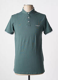 Polo stretch manches courtes vert CAMBRIDGE homme