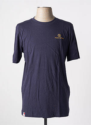 T-shirt stretch manches courtes bleu SERGE BLANCO homme