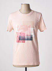 T-shirt rose TBS pour homme seconde vue