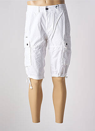 Bermuda coupe droite blanc KAPORAL homme