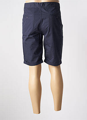 Bermuda coupe droite bleu MALKOVICH homme