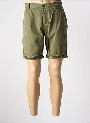 Bermuda coupe droite vert KAPORAL homme