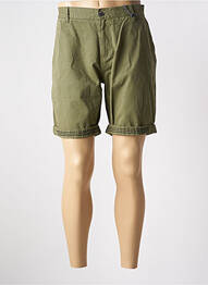 Bermuda coupe droite vert KAPORAL homme