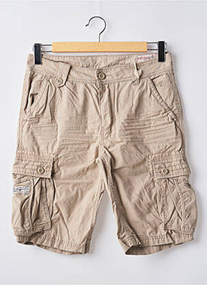Bermuda coupe droite beige KAPORAL homme