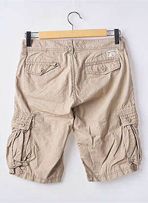 Bermuda coupe droite beige KAPORAL homme