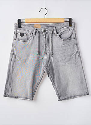 Bermuda coupe droite gris KAPORAL homme