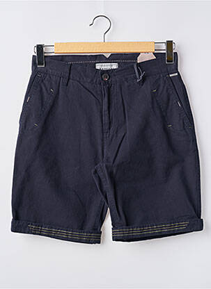 Bermuda coupe droite bleu KAPORAL homme
