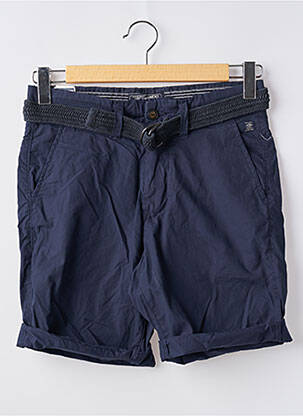 Bermuda coupe droite bleu PETROL INDUSTRIES homme