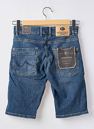 Bermuda tissage denim bleu PETROL INDUSTRIES homme