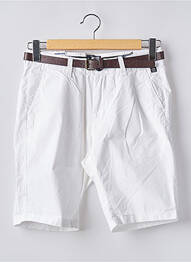 Bermuda coupe droite blanc PETROL INDUSTRIES homme