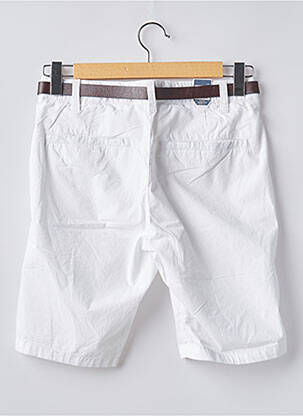 Bermuda coupe droite blanc PETROL INDUSTRIES homme