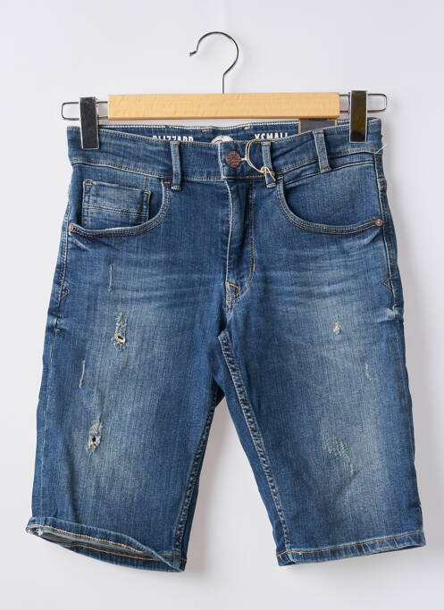 Bermuda coupe droite bleu PETROL INDUSTRIES homme