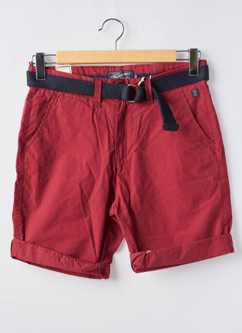 Bermuda rouge PETROL INDUSTRIES pour homme