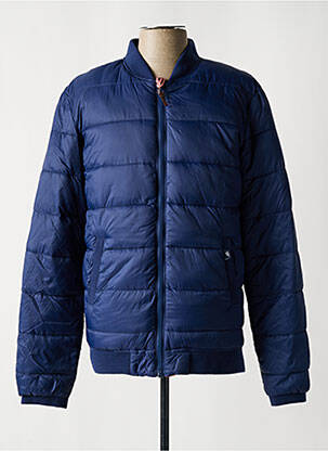 Doudoune poches sans capuche bleu TIBET homme