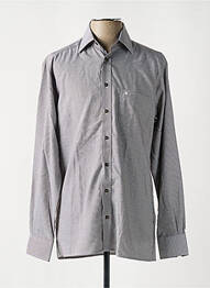 Chemise manches longues imprimé fantaisie marron JUPITER homme