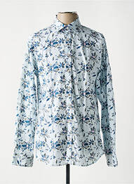 Chemise manches longues manches longues bleu CAMBRIDGE homme
