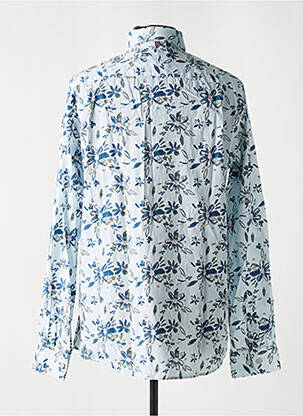 Chemise manches longues imprimé fleurs bleu CAMBRIDGE homme