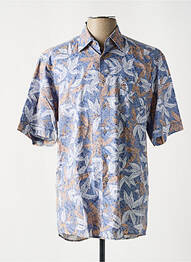 Chemise manches courtes poches bleu JUPITER homme