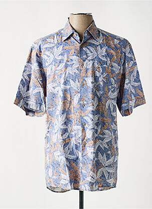 Chemise manches courtes poches bleu JUPITER homme