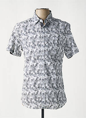 Chemise manches courtes poches blanc TIBET homme