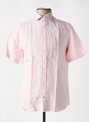 Chemise manches courtes manches courtes rose CAMBRIDGE homme