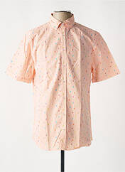 Chemise manches courtes orange CAMBRIDGE pour homme seconde vue