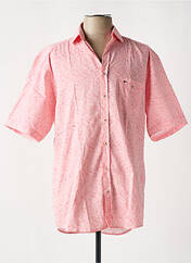Chemise manches courtes rose JUPITER pour homme seconde vue