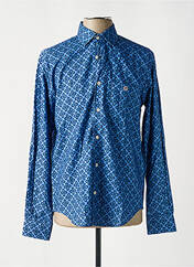 Chemise manches longues bleu SERGE BLANCO pour homme seconde vue