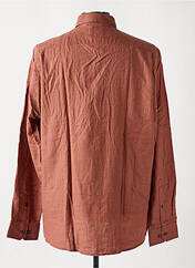 Chemise manches longues orange JUPITER pour homme seconde vue