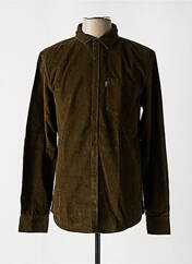 Chemise manches longues vert TBS pour homme seconde vue