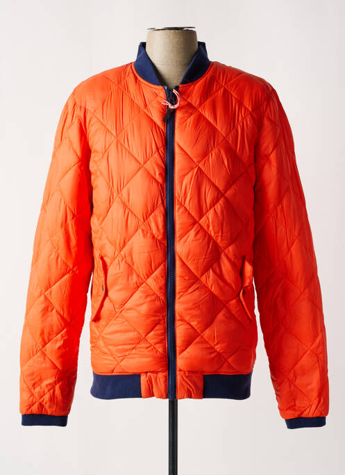Doudoune manches longues sans capuche bleu TIBET homme