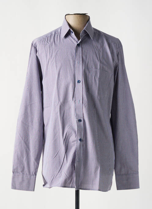 Chemise manches longues manches longues rouge JUPITER homme