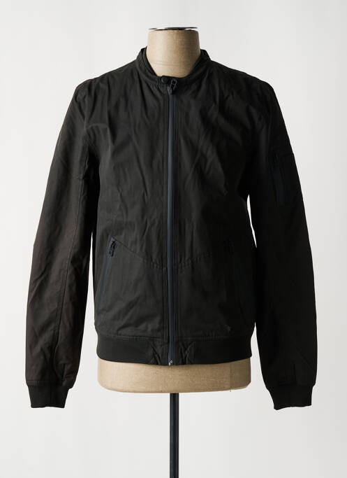Blouson noir TEDDY SMITH pour homme