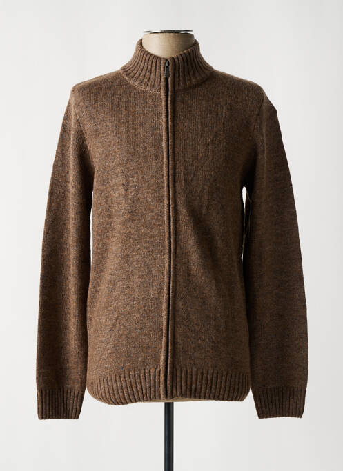 Gilet manches longues marron CAMBRIDGE pour homme