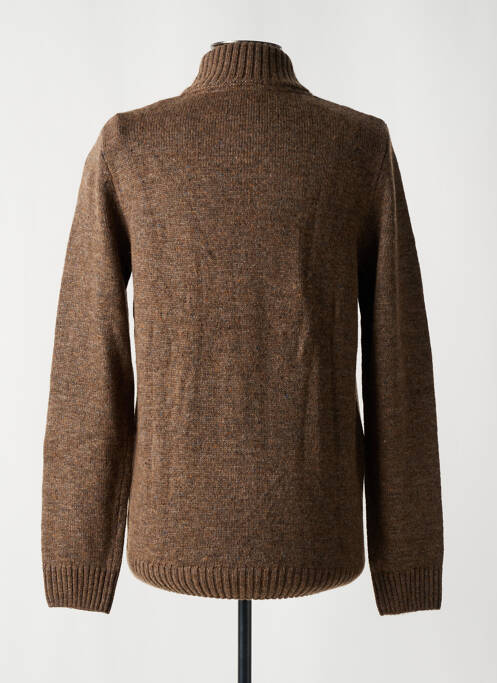 Gilet manches longues marron CAMBRIDGE pour homme