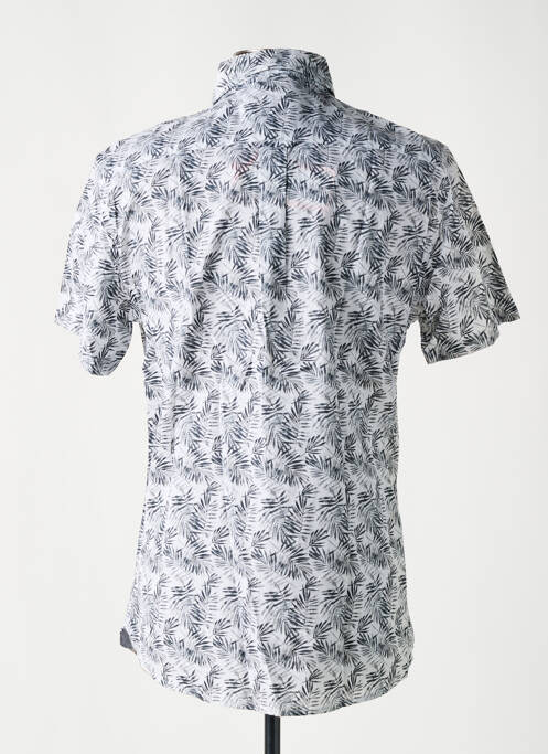 Chemise manches courtes blanc TIBET pour homme