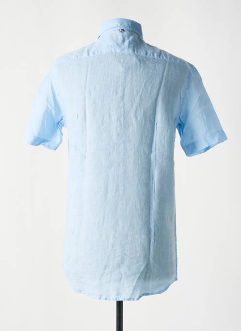 Chemise manches courtes bleu CAMBRIDGE pour homme