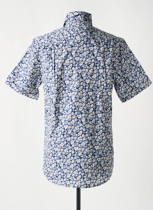 Chemise manches courtes bleu CAMBRIDGE pour homme